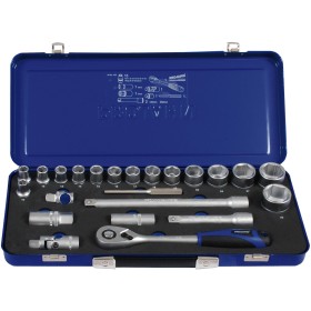 PROJAHN Xi-on Steckschlüsselkoffer metrisch 6-kant 12,5 / 1/2" 23-tlg. 6-kant