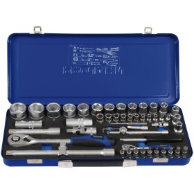 PROJAHN Xi-on Steckschlüsselkoffer metrisch 6-kant 6,3 / 1/4" + 12,5 / 1/2" 54-tlg.