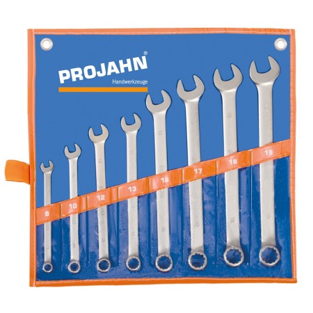 PROJAHN Ringgabelschlüssel-Satz 8-tlg. lange Ausführung metrisch