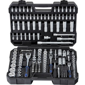 PROJAHN proficraft Steckschlüsselkoffer metrisch 6-kant 6,3 / 1/4" + 10 / 3/8" + 12,5 / 1/2" 182-tlg