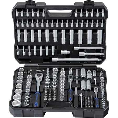 PROJAHN proficraft Steckschlüsselkoffer metrisch 6-kant 6,3 / 1/4" + 10 / 3/8" + 12,5 / 1/2" 182-tlg