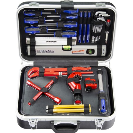 PROJAHN proficraft Werkzeugkoffer SANITÄR metrisch 6-kant 12,5 / 1/2" 98-tlg.