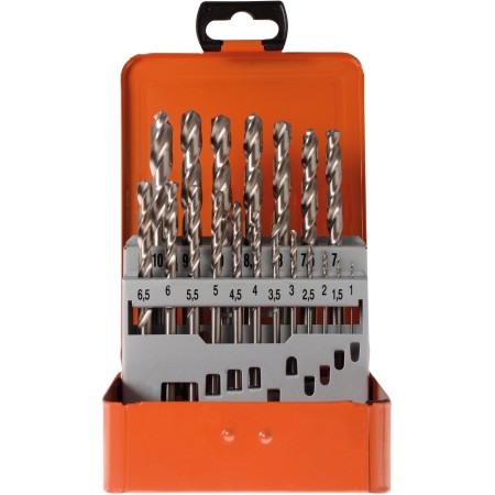 PROJAHN Spiralbohrer-Kassette HSS-G DIN 338 Typ N BASIC 19-tlg.