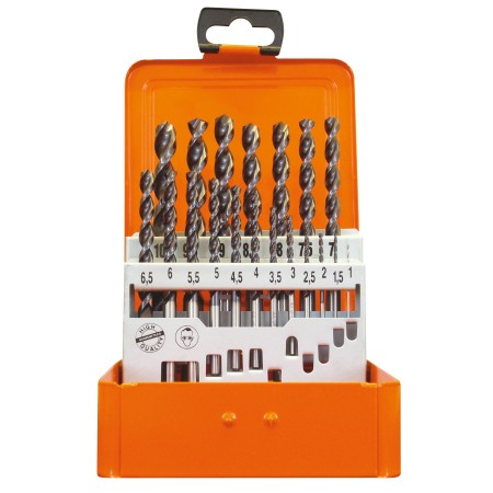 PROJAHN Mehrbereichs-Spiralbohrer Kassette HSS-Co ATN DIN 338 Typ UF-L 19-tlg.