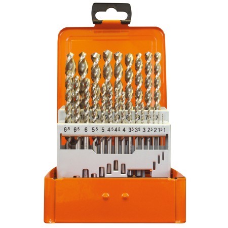 PROJAHN Mehrbereichs-Spiralbohrer Kassette HSS-Co DIN 338 Typ UF-L 24-tlg.