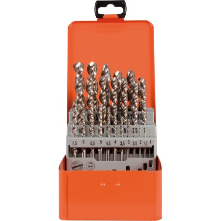 PROJAHN Mehrbereichs-Spiralbohrer Kassette HSS-Co DIN 338 Typ UF-L 25-tlg.