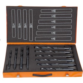 PROJAHN Spiralbohrer-Magazin mit Morsekegel HSS DIN 345 Typ N 10-tlg.