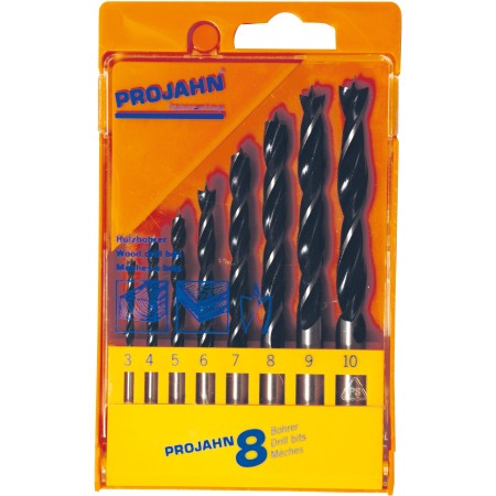 PROJAHN Holz Spiralbohrer-Satz 8-tlg.
