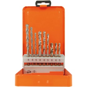 PROJAHN Spiralbohrer-Kassette Stahl / Stein / Holz 9-tlg.