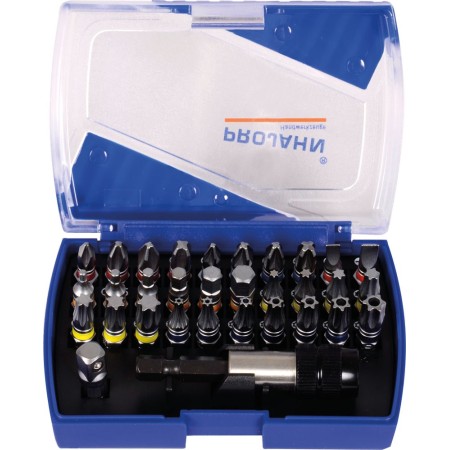 PROJAHN COLOR Bit-Box PROJAHN 6,3 / 1/4" 25 mm 32-tlg.