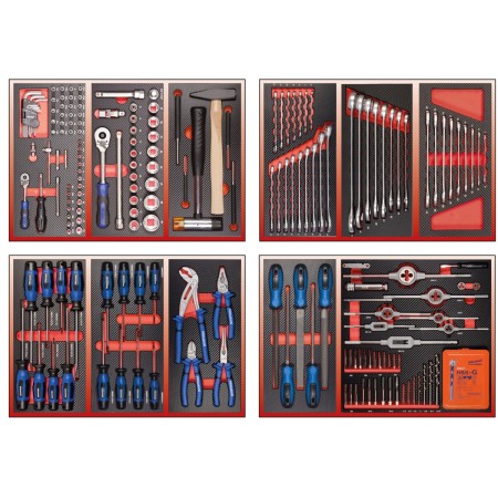 PROJAHN Werkstattwagen-Bestückung 210-tlg. für 4 Schubfächer