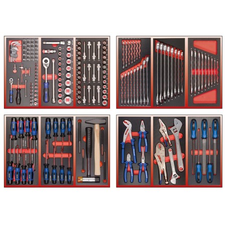 PROJAHN Werkstattwagen-Bestückung 179-tlg. für 4 Schubfächer