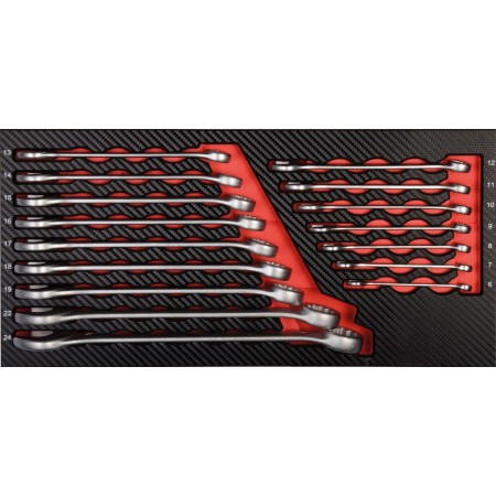 PROJAHN PROForm Einlagesystem Ringgabelschlüssel 16-tlg.