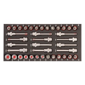 PROJAHN PROForm Einlagesystem 1/2" KFZ Spezial-Einlage 38-tlg. PROJAHN PROForm Einlagesystem 1/2" KFZ Spezial-Einlage 38-tlg.
