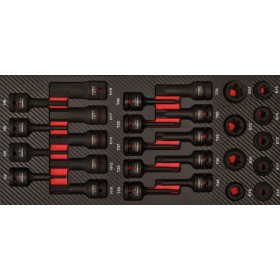 PROJAHN PROForm Einlagesystem 1/2" Schlagnuss-Set 28-tlg. PROJAHN PROForm Einlagesystem 1/2" Schlagnuss-Set 28-tlg.