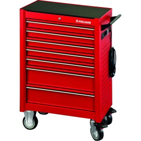 PROJAHN Werkstattwagen UNIVERSE mit E-Power Elektroverteiler mit 7 Schubfaechern Rot PROJAHN Werkstattwagen UNIVERSE mit E-Power Elektroverteiler mit 7 Schubfaechern Rot