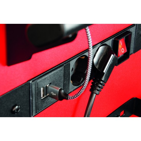 PROJAHN Projahn Werkstattwagen UNIVERSE + Werkstattwagenaufsatz UNIVERSE + E-Power + Dosenhalter