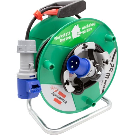 Garant CEE G 290 IP44 Kabeltrommel, 25m H05VV-F 3G1,5 schwarz
