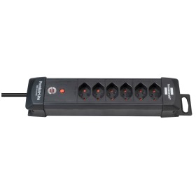 Premium-Line Steckdosenleiste 6-fach schwarz 3m H05VV-F 3G1,5 *CH* Premium-Line Steckdosenleiste 6-fach schwarz 3m H05VV-F 3G1,5 *CH*
