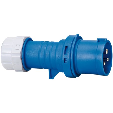 CEE-Stecker IP44 / Caravan-Stecker für den Aussenbereich (230V, 16A, ideal für Camping oder Industrie)