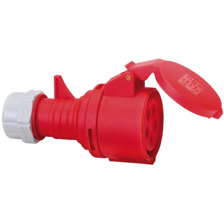 CEE-Kupplung 400V/16A für die Verwendung im Aussenbereich (IP44, schraubbare Anschlusstechnik, 5-polig)