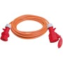 Verlängerungskabel (BREMAXX-Kabel), CEE-Kupplung und CEE-Stecker 400V/16A, 5m 5G2,5 orange