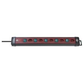 Premium-Line Technik Steckdosenleiste 5-fach schwarz/bordeaux 3m 3G1,5 Premium-Line Technik Steckdosenleiste 5-fach schwarz/bordeaux 3m 3G1,5