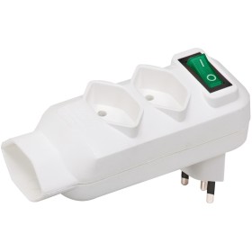 Abzweigstecker 2+1-fach mit Schalter, 350° drehbar *CH* Abzweigstecker 2+1-fach mit Schalter, 350° drehbar *CH*