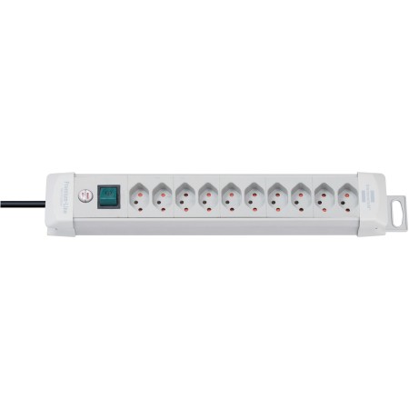 Premium-Line Steckdosenleiste 10-fach mit Schalter und 3m Kabel