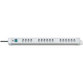 Premium-Line Steckdosenleiste 16-fach lichtgrau 3m H05VV-F 3G1,5 *CH*