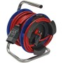 Kompakt G 180 Gerätekabelrolle, Kupplung T13, Stecker T12, 15m H05VV-F 3G1,0 rot