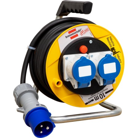 Garant CEE ST 180 IP44 Campingkabeltrommel, 10m 3G2,5 schwarz