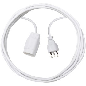Verlängerungskabel aus hochwertigem Kunststoff (Verlängerungskabel für den Innenbereich mit 1m Kabel) weiss