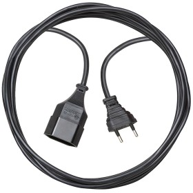 Qualitäts-Kunststoff-Verlängerungskabel mit 2-poligem Stecker und Kupplung Typ11 mit 5m Kabel