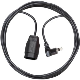 Kunststoff Verlängerungskabel, T12 Winkelstecker, T13 Kupplung, Kabel 5m H05VV-F 3G1,0 schwarz *CH*