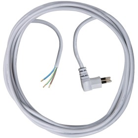 Brennenstuhl Qualitäts-Kunststoff-Anschlusskabel mit Winkelstecker (Anschlusskabel für innen mit 5m Kabel)