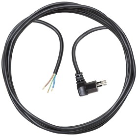 Brennenstuhl Qualitäts-Kunststoff-Anschlusskabel mit Winkelstecker (Anschlusskabel für innen mit 5m Kabel)