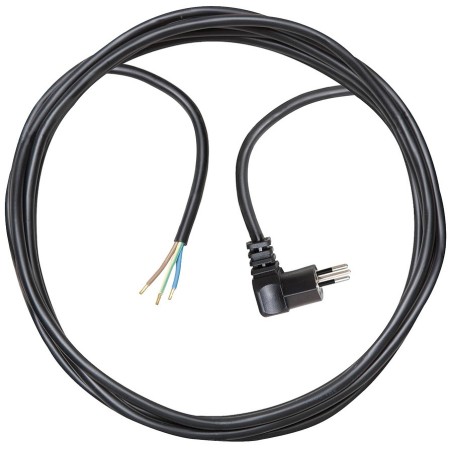 Brennenstuhl Qualitäts-Kunststoff-Anschlusskabel mit Winkelstecker (Anschlusskabel für innen mit 5m Kabel)