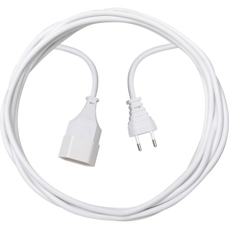 Qualitäts-Kunststoff-Verlängerungskabel mit 2-poligem Stecker und Kupplung Typ11 mit 5m Kabel