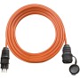 Verlängerungskabel (Kunststoff-Kabel), T12 Stecker, T13 Kupplung, Kabel 10m 3G1,5 orange *CH*
