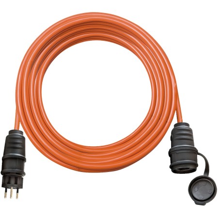 Verlängerungskabel (Kunststoff-Kabel), T12 Stecker, T13 Kupplung, Kabel 10m 3G1,5 orange *CH*