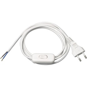 Kunststoff-Anschlusskabel mit Zwischenschalter für den Innenbereich Anschlusskabel mit 1,5m Kabellänge