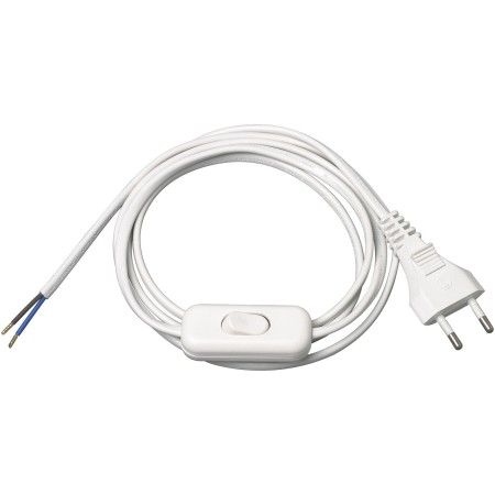 Kunststoff-Anschlusskabel mit Zwischenschalter für den Innenbereich Anschlusskabel mit 1,5m Kabellänge