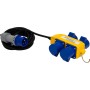 CEE Stromverteiler, 4x CEE-Steckdosen 230V/16A, CEE-Stecker 230V/16A, Kabel 25m 3G2,5 schwarz