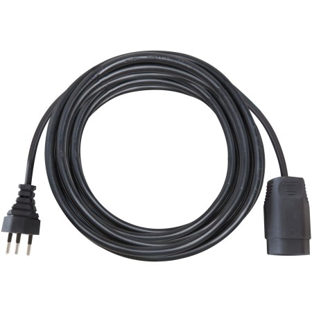 Verlängerungskabel aus hochwertigem Kunststoff (Verlängerungskabel für den Innenbereich mit 10 m Kabel) schwarz