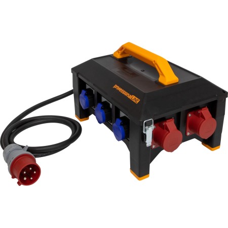 Gummi-Stromverteiler / Stromverteiler mit 2m Kabel 5G6,0 32A