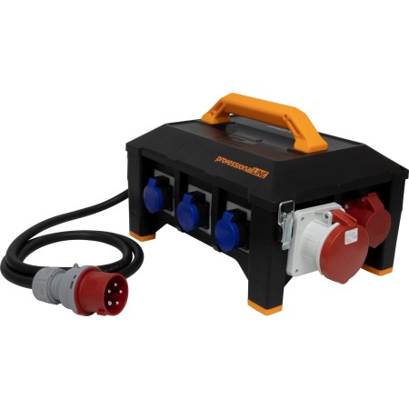 Gummi-Stromverteiler / Stromverteiler mit 2m Kabel 5G16,0 und 63A