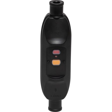 10mA Personenschutz-Zwischenschalter mit 2-poliger Abschaltung (für die Verwendung im Aussenbereich geeignet, IP66)