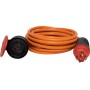 Verlängerungskabel (Kunststoff), T25 Kupplung, T25 Stecker, Kabel 5m 5G2.5 orange, CH Stecksystem IP55