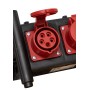 Kompakter Stromverteiler BSV 3 - FI/16, 3x CEE 400V/16A, 2x Typ T25 (IP55), 2x Typ T23 (IP55) *CH*